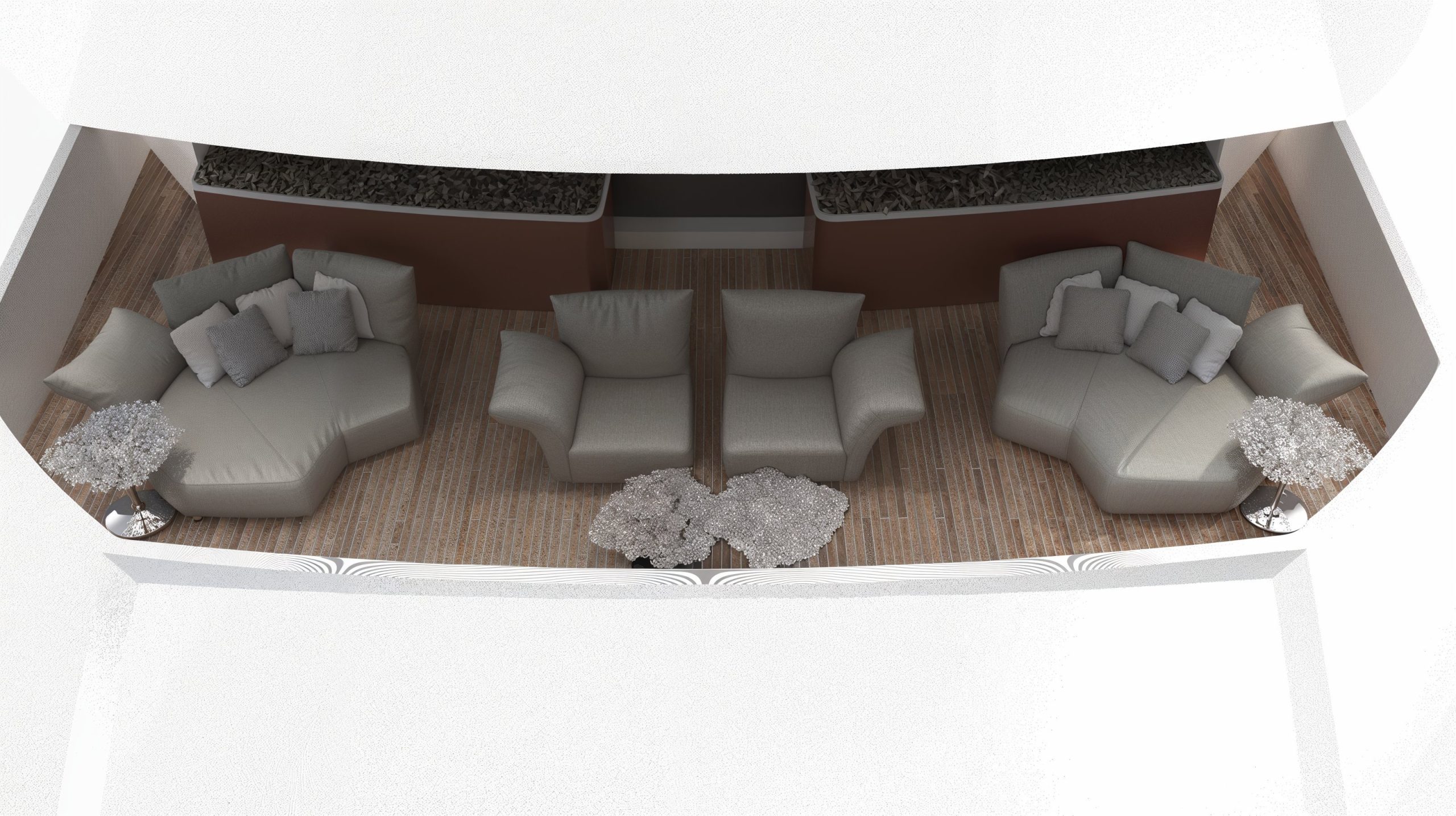 Owner’s private terrace — furniture and textile update