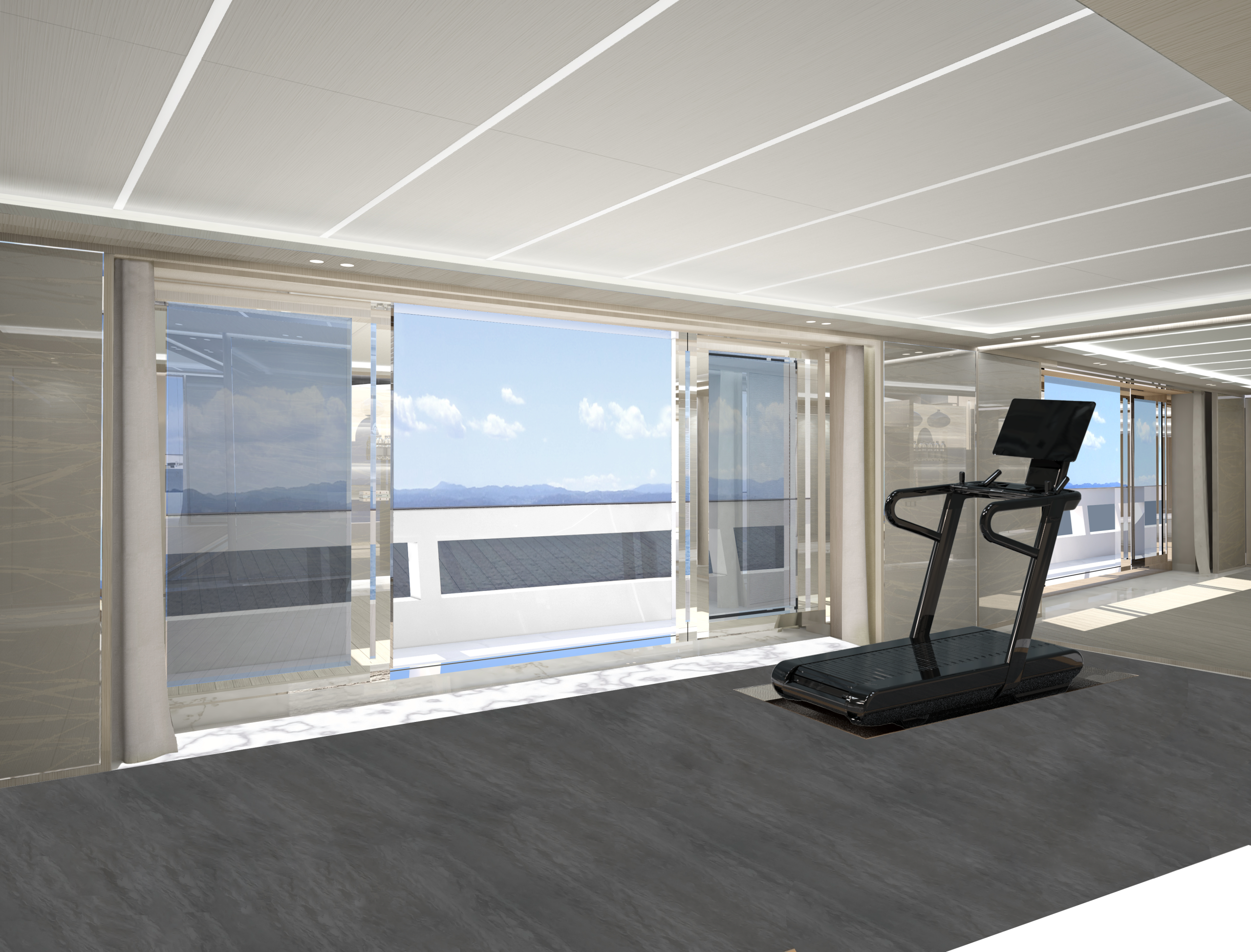 Gym layout and technical integration
